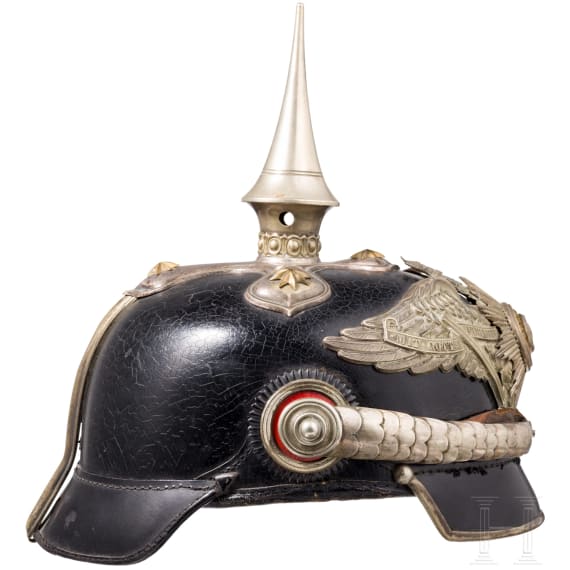 Helm f&uuml;r Offiziere der Schlossgarde-Kompanie, Berlin, um 1914