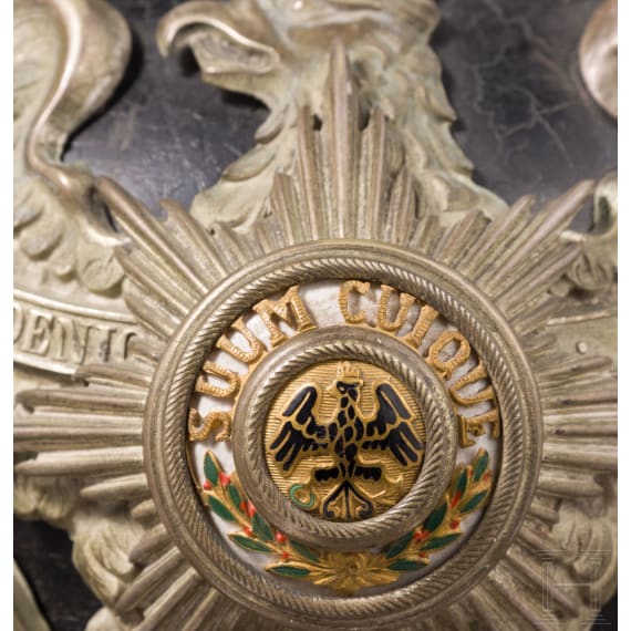 Helm f&uuml;r Offiziere der Schlossgarde-Kompanie, Berlin, um 1914