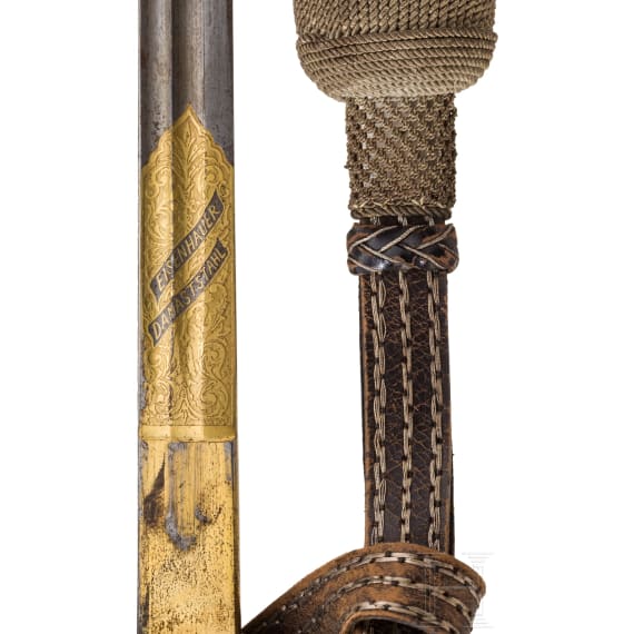 Damast-Degen M 1889 f&uuml;r Offiziere der Infanterie, um 1905