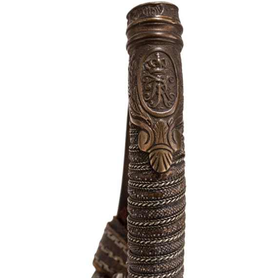 Damast-Degen M 1889 f&uuml;r Offiziere der Infanterie, um 1905