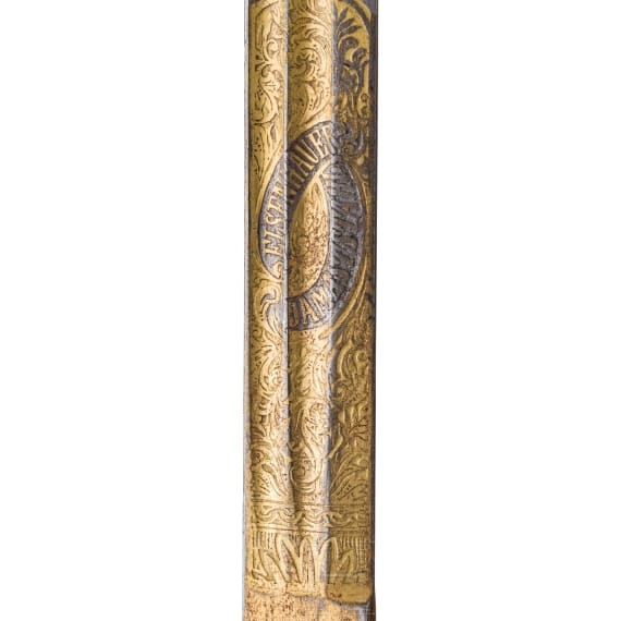 Damast-Degen M 1889 f&uuml;r Offiziere der Infanterie, um 1905