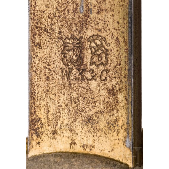 Damast-Degen M 1889 f&uuml;r Offiziere der Infanterie, um 1905