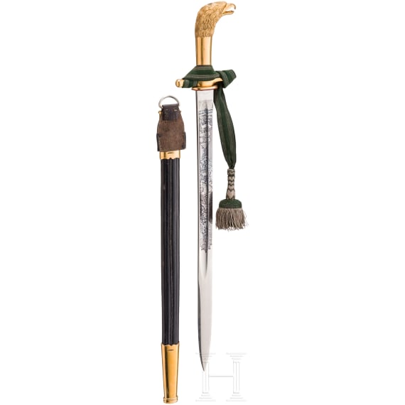 Hirschf&auml;nger f&uuml;r Oberj&auml;ger der J&auml;ger-Bataillone, um 1900