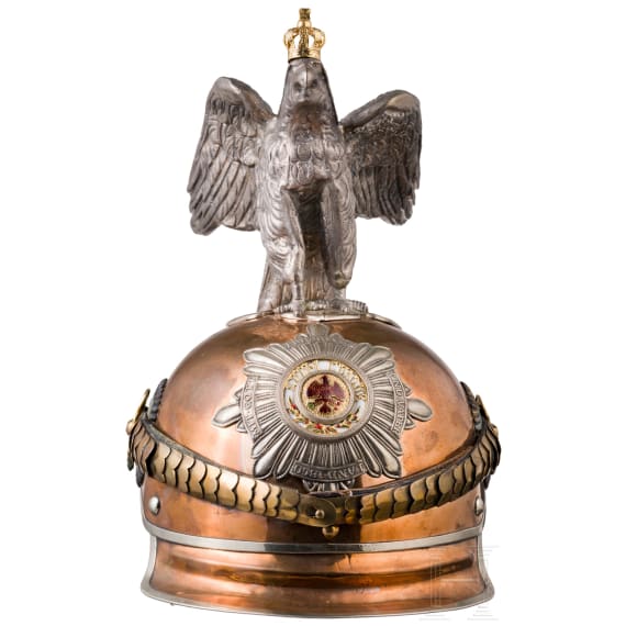 Helm f&uuml;r Offiziere des Regiments Garde du Corps