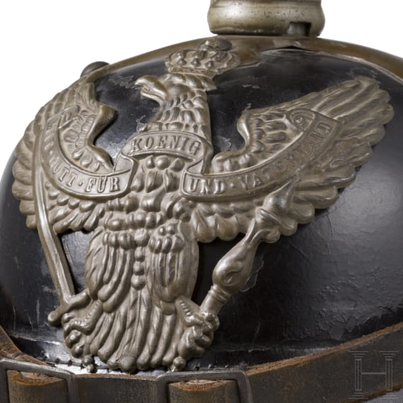 Helm f&uuml;r Mannschaften der Dragoner, um 1915