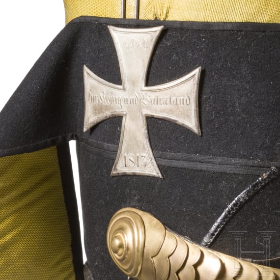Fl&uuml;gelm&uuml;tze Modell 1846/47 f&uuml;r einen Reserveoffizier im Husaren-Regiment "von Schill" (1. Schlesisches) Nr. 4