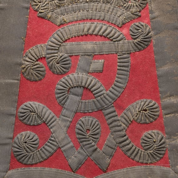S&auml;beltasche f&uuml;r Offiziere des Leib-Garde-Husaren-Regiments oder der Husaren-Regimenter 6 und 7, um 1900