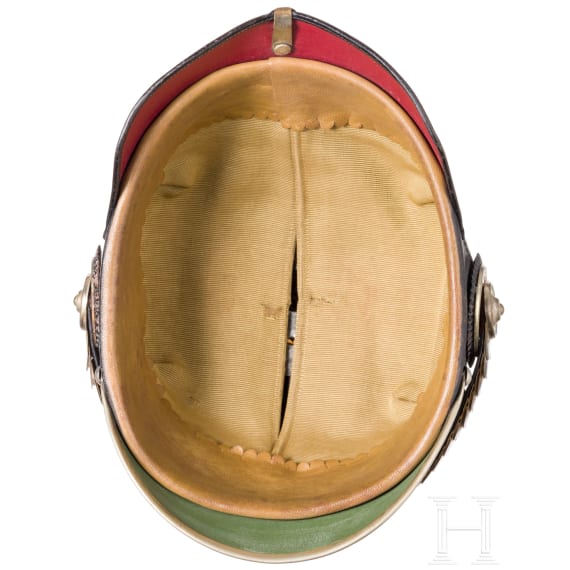 Helm f&uuml;r Offiziere im Garde-Pionier-Bataillon oder im Garde-F&uuml;silier-Regiment, um 1914