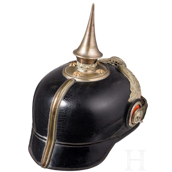 Helm f&uuml;r Offiziere im Garde-Pionier-Bataillon oder im Garde-F&uuml;silier-Regiment, um 1914