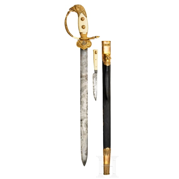 A hunting knife ("Hirschf&auml;nger") for an Oberforst-Rat