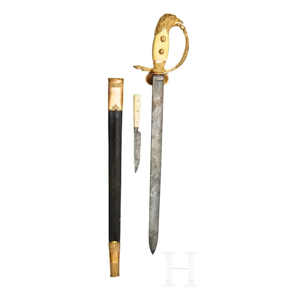 A hunting knife ("Hirschf&auml;nger") for an Oberforst-Rat