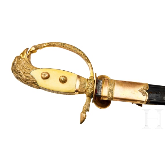 A hunting knife ("Hirschf&auml;nger") for an Oberforst-Rat