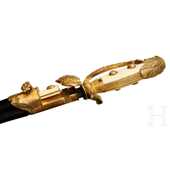 A hunting knife ("Hirschf&auml;nger") for an Oberforst-Rat