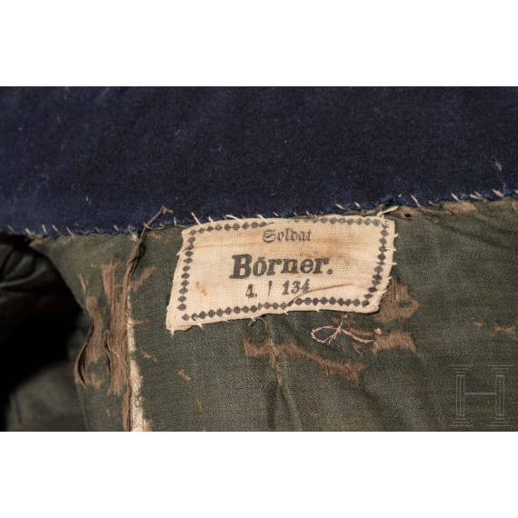 Rock eines Angeh&ouml;rigen des Kgl. S&auml;chs. 10. Infanterie-Regiments Nr. 134