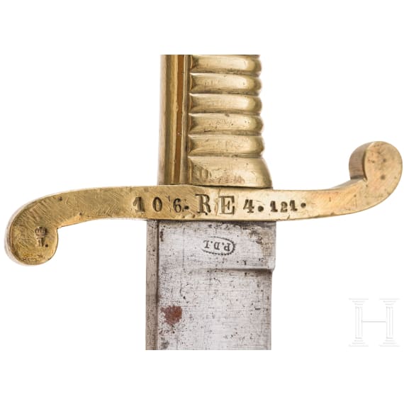 Faschinenmesser M 1845, Sachsen, und SG U/M, Preu&szlig;en