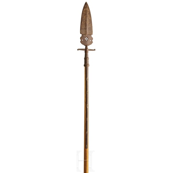 Sponton f&uuml;r Offiziere im Eisenachischen Landregiment, um 1750