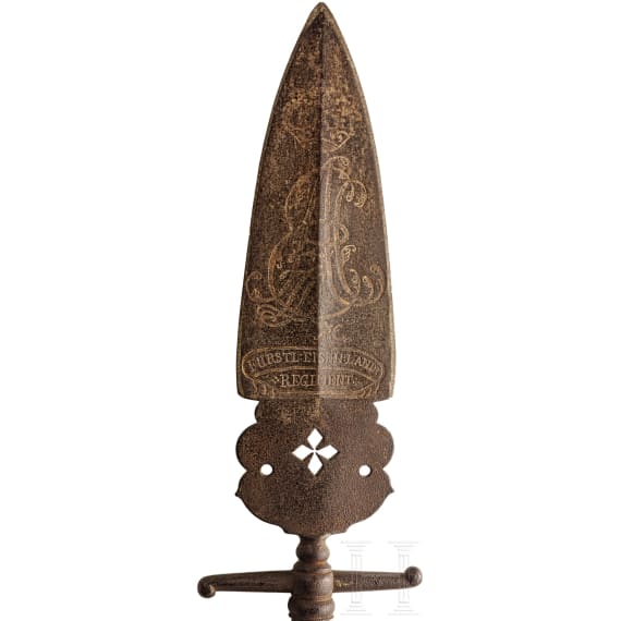 Sponton f&uuml;r Offiziere im Eisenachischen Landregiment, um 1750