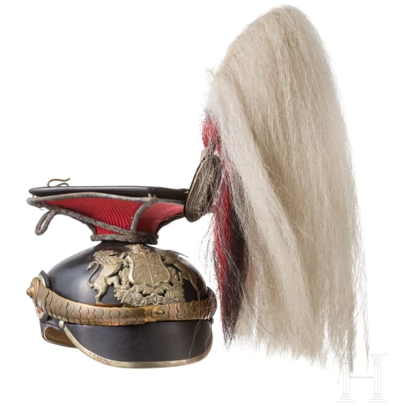 Tschapka f&uuml;r Offiziere im Ulanen-Regiment K&ouml;nig Karl (1. W&uuml;rttembergisches) Nr. 19, um 1910