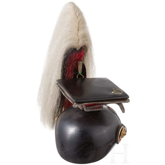 Tschapka f&uuml;r Offiziere im Ulanen-Regiment K&ouml;nig Karl (1. W&uuml;rttembergisches) Nr. 19, um 1910