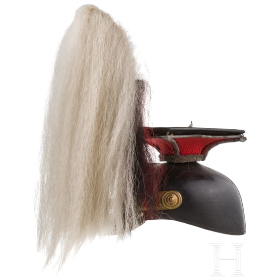 Tschapka f&uuml;r Offiziere im Ulanen-Regiment K&ouml;nig Karl (1. W&uuml;rttembergisches) Nr. 19, um 1910