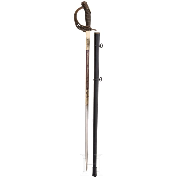 Degen M 1889 f&uuml;r Offiziere der Infanterie in Luxusausf&uuml;hrung