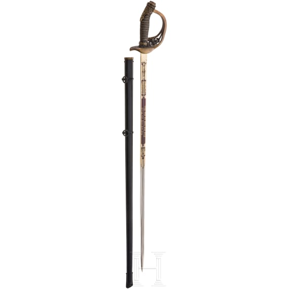 Degen M 1889 f&uuml;r Offiziere der Infanterie in Luxusausf&uuml;hrung