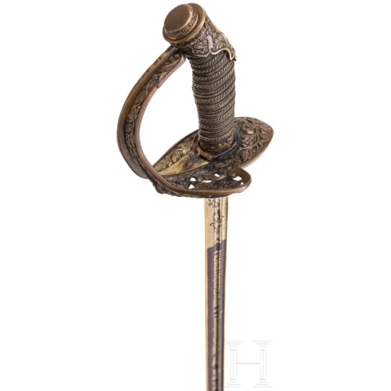 Degen M 1889 f&uuml;r Offiziere der Infanterie in Luxusausf&uuml;hrung