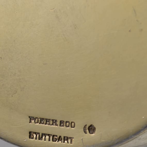 Pers&ouml;nlicher Geschenkbecher von K&ouml;nig Wilhelm II. von W&uuml;rttemberg, Stuttgart, K&ouml;niglicher Hofjuwelier Eduard Foehr, datiert 1907