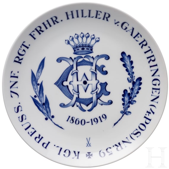 Vier Regimentsteller, Sachsen/Preu&szlig;en, 1. H&auml;lfte 20. Jhdt.