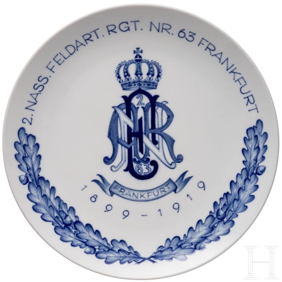 Vier Regimentsteller, Sachsen/Preu&szlig;en, 1. H&auml;lfte 20. Jhdt.
