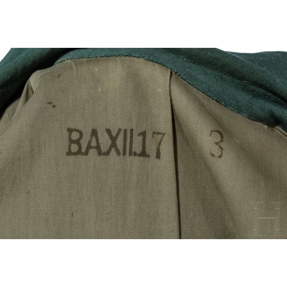 Feldbluse f&uuml;r einen Leutnant im bayerischen IR 19