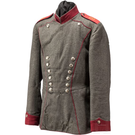 Ulanka f&uuml;r die k&uuml;nftige Friedensuniform Modell 1915 f&uuml;r Mannschaften im K&ouml;niglich S&auml;chsischen 2. Ulanen-Regiment Nr. 18