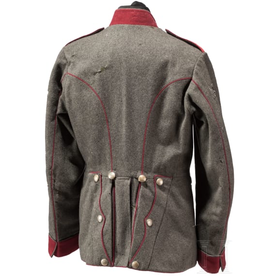 Ulanka f&uuml;r die k&uuml;nftige Friedensuniform Modell 1915 f&uuml;r Mannschaften im K&ouml;niglich S&auml;chsischen 2. Ulanen-Regiment Nr. 18