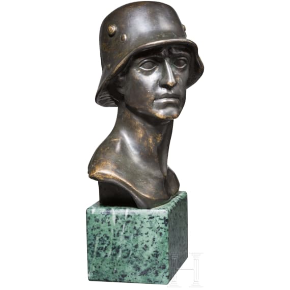 Fritz P. Zimmer - Soldatenb&uuml;ste, um 1917
