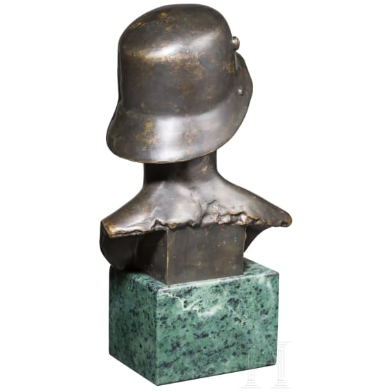 Fritz P. Zimmer - Soldatenb&uuml;ste, um 1917