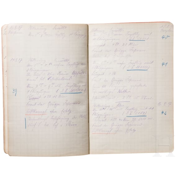Oberleutnant Hermann G&ouml;ring - Flugbuch Nr. 5 vom 10. Juni 1917 bis zum 1. Juni 1918