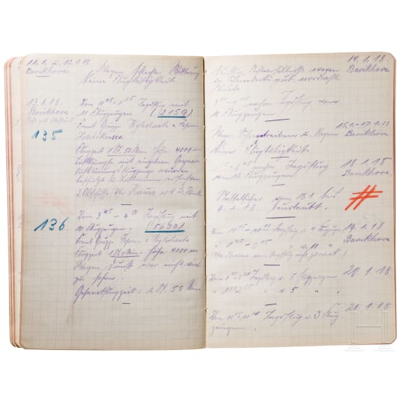 Oberleutnant Hermann G&ouml;ring - Flugbuch Nr. 5 vom 10. Juni 1917 bis zum 1. Juni 1918