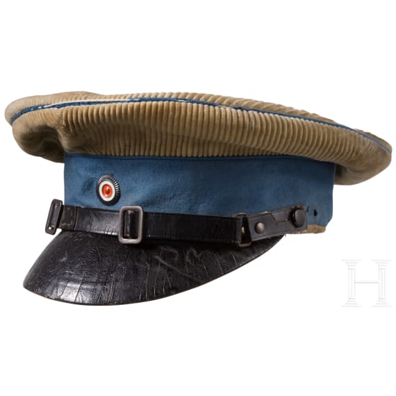 Schirmm&uuml;tze f&uuml;r Unteroffiziere der Kaiserlichen Schutztruppe in Deutsch-S&uuml;dwestafrika, um 1900