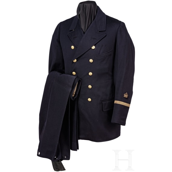 Uniformensemble f&uuml;r einen Leutnant der Kaiserlichen Marine