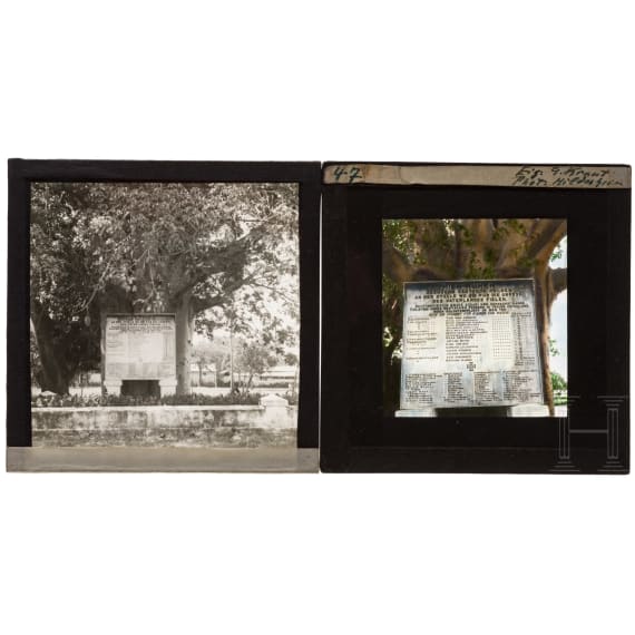 Oberstleutnant Georg Kraut (1870 - 1964), Adjutant von Lettow-Vorbeck - &uuml;ber 550 koloniale Glasdias mit Projektor