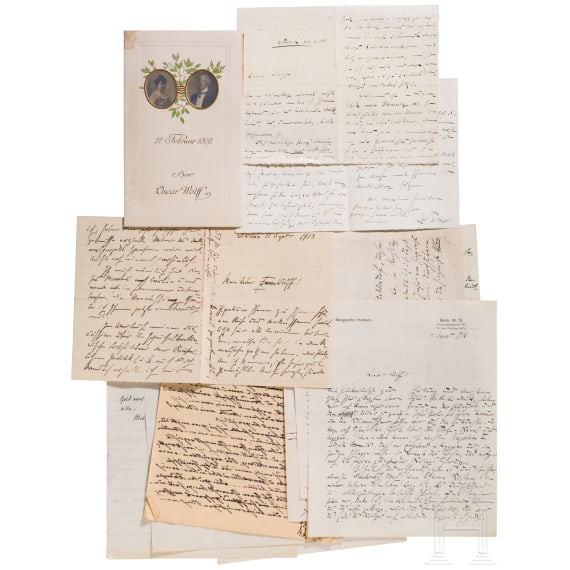 Reichskommissar Dr. Carl Peters (1856 - 1918), Gr&uuml;nder Deutsch-Ostafrikas - 37 Briefe und Dokumente von 1908 - 1918 und Telegramm zur Rehabilitierung, 1937