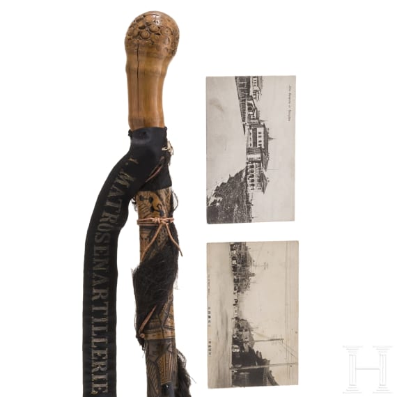 Reservistenstock der Matrosen-Artillerie Kiautschou, um 1914