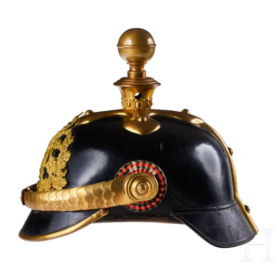 A helmet for Hessian Field Artillery 61 Officers