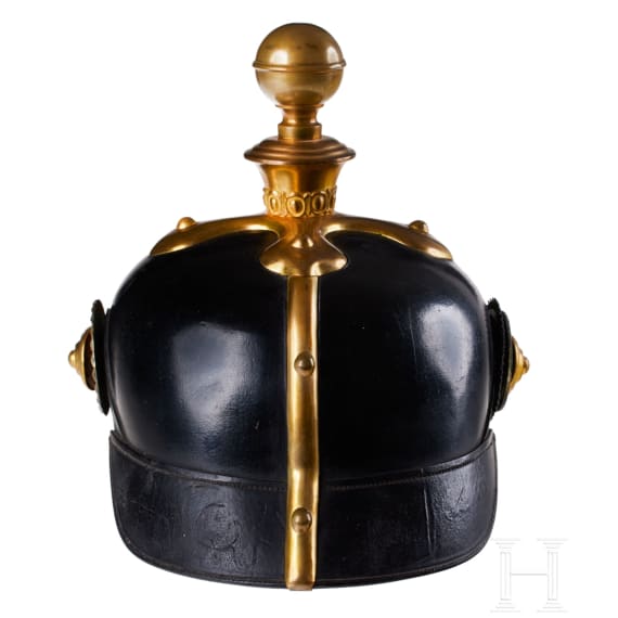 A helmet for Hessian Field Artillery 61 Officers