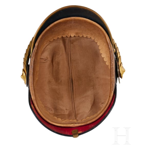 A helmet for Hessian Field Artillery 61 Officers