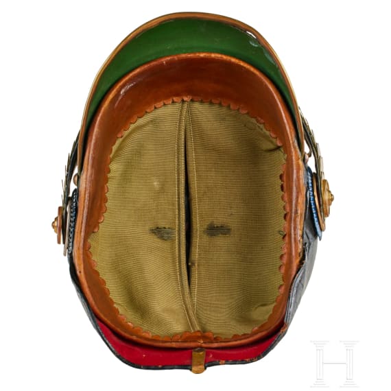 A helmet for IR 89 Mecklenburg Grenadier Officers
