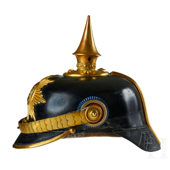 A helmet for Grenadier Regiment 89 Mecklenburg-Strelitz II Battalion Reserve Officers