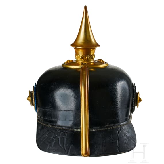 A helmet for Grenadier Regiment 89 Mecklenburg-Strelitz II Battalion Reserve Officers
