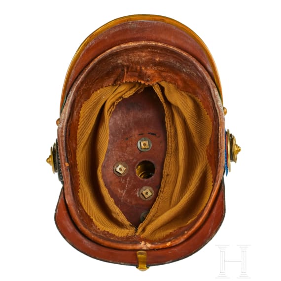 A helmet for Grenadier Regiment 89 Mecklenburg-Strelitz II Battalion Reserve Officers