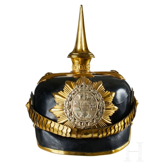 A helmet for DR 17 Mecklenburg Dragoon Officers